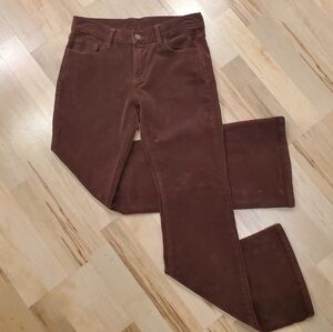 BRANDY MELVILLE J Galt Brown Corduroy Low Rise Pants Sz Small